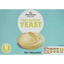Morrisons Fast Action Yeast, 56 g, Pack of 10