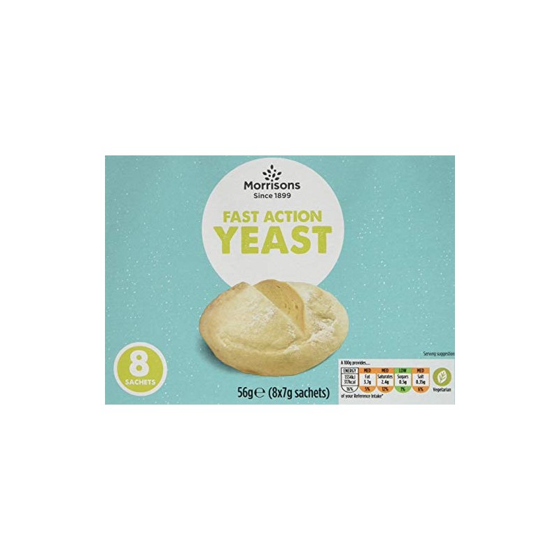 Morrisons Fast Action Yeast, 56 g, Pack of 10