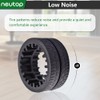 Neutop Replacement Rubber Wheel Tires Compatible with iRobot Braava Jet