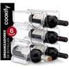 Cookify Set de 6 Organizadores Apilables para Botellas de Vino,
