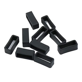 Esquirla 10pcs Correa de Reloj de Silicona, Banda de Reloj de Silicona, Repuesto Correa Reloj, Hebilla Seguridad Accesorio de Reloj, Estirable Deporte