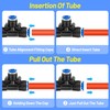 QIMEI-SHOP Pneumatic Connector T Pneumatic Connector 8 mm to 6