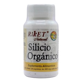Silicio Orgánico Cápsulas Riket Natural Suplemento Nutricional