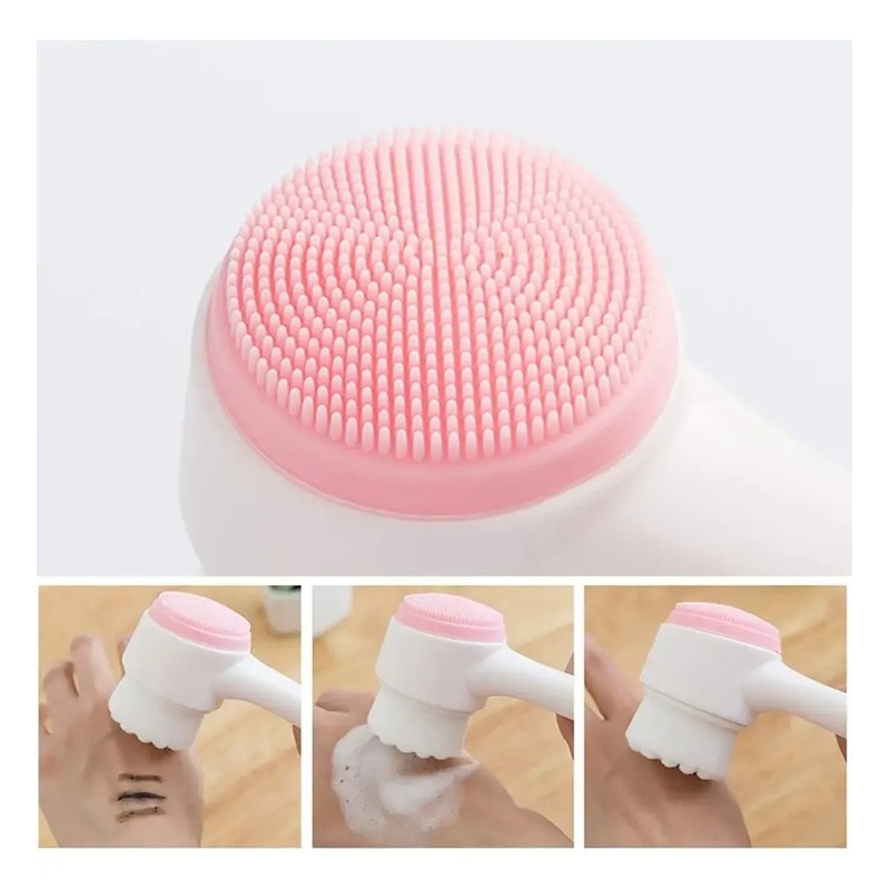 Cepillo Exfoliante Facial Suave Elimina Impureza Poro Acné F