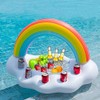 Out of the blue Inflatable Drinks Holder Rainbow 85 x