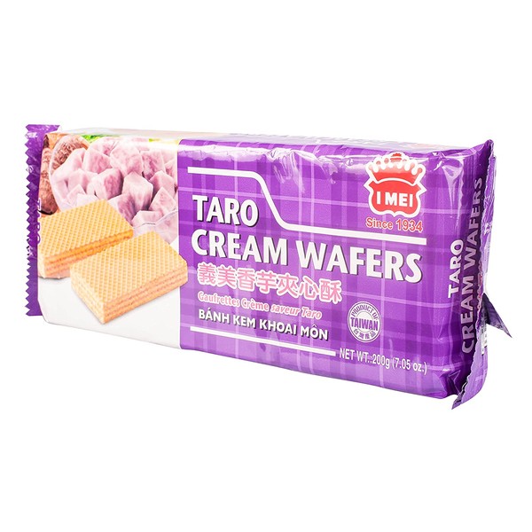 I Mei Taro Cream Wafers 7.05 Oz