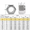 Hmevsafinect 50 Pack 8#32 Nylon Insert Lock Nuts,304 (A2-70) Stainless