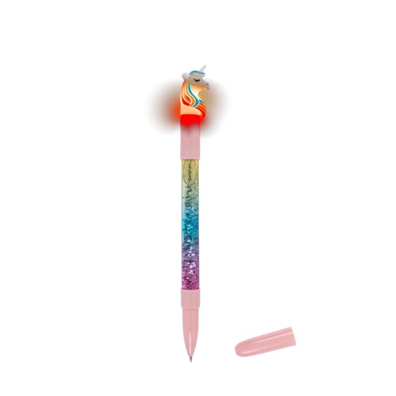 Out of the blue Fantasy Ballpoint Pen Unicorn Glitter/Luminous/Blue Ink