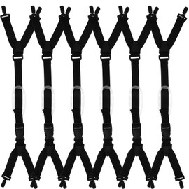 6PCS Black Hard Hat Chin Strap,Adjustable Elastic Helmet Strap Universal Hat Chin Strap for Welding Helmet Construction Hat Sport Safety Bump Cap