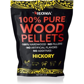 Kona Hickory Indoor Smoker Pellets - 2 lb Resealable Bag