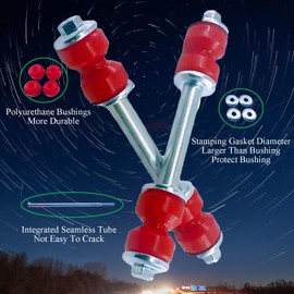 2pcs K8772 Front Polyurethane Stabilizer Sway Bar End Links For For Ford Expedition 1997-2002,For 1997-2003 F-150,For 1997-1999 F-250,For Lincoln Navigator 1998-2002- #K8772PU