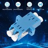 Fiber Optical Coupler LC to LC, UPC Duplex Flange Fibre