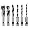 Saipor Stubby Drill Bit Set 1/4 Inch Hex Shank Short