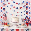 Baluue 4th of July Paper Chain, Red White and Blue