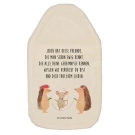 Mr. & Mrs. Panda Hot Water Bottle Hedgehog Rope Bouncing Gift Children Funny Sayings Heat Cushion Animal Motifs Animals Good Mood Grain Cushion