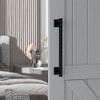 skysen Sliding Barn Door Handle Pull Black for Sliding Barn
