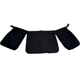 Lunari Gardening Pouch, Multi-functional Apron Bag, Tool Bag, Tool Storage, Gardening, DIY, Waist Bag, Lightweight, Black (Black)