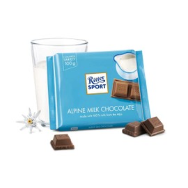 Ritter Sport Alpine Milk Chocolate Bar