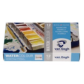 12 color set metal case case Van Gogh watercolor solid (japan import)