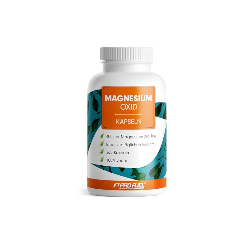 Magnesium Capsules 365 x 668 mg Magnesium Oxide, 400 mg