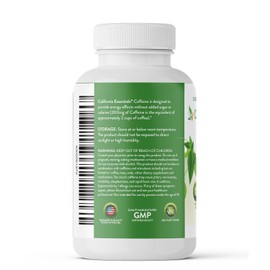 California Essentials Caffeine Pills 240 Tablets 200mg Per Serving - Pack of 2