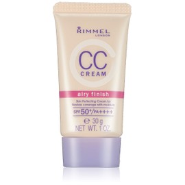 Rimmel CC Cream Airy Finish 002, Natural Skin Color, 1.1 oz (30 g), SPF 50+, PA+++