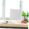 VILLFUL Pegboard Mount Bracket 2pcs Desk Accessories Heavy Duty Metal