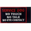 Service Dog No Touch No Talk No Eye Contact Vests/Harnesses