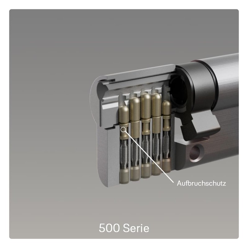 Yale 10-0572-3140-00-2211 Serie 500 Doppelzylinder, Mv