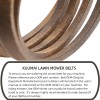 KUUMAI 52 54 Inch Deck Replacement Belt 1/2" X 145"