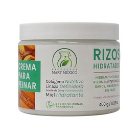 Crema Para Rizos Durabilidad - Suavidad Productos Mart Mexico 400 Grs