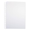 Elba A3 Clear Punched Plastic Wallets - Pack of 10