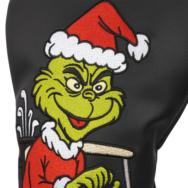 Christmas Humour Golf Driver Headcover – Premium PU Leather Holiday