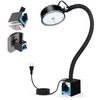 Kuoleopa 20W Magnetic LED Work Light, 2000LM, 500mm Flexible Gooseneck,