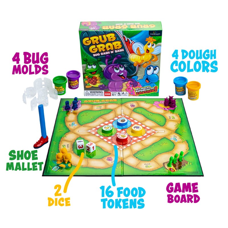 Grub Grab Board Games for Kids 4-6 Interactive Game Ant
