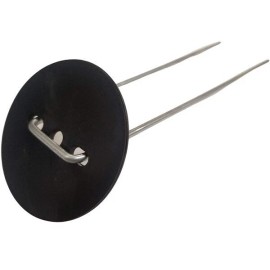 Farm Plastic Supply - Black Ground Cover Staple and Cap Combo - 50 Pack