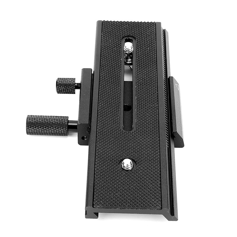 2 Way Macro Focusing Rail Slider with 1/4" Mounting Screw