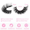 Mink Lashes Fluffy 6D False Eyelashes 17mm Wispy Cat Eye