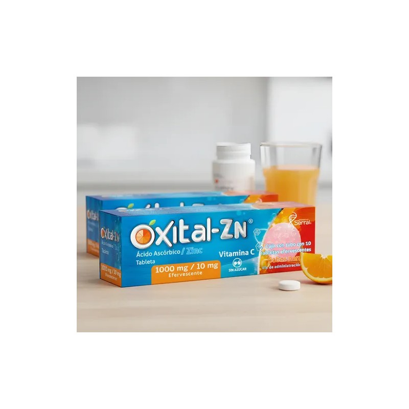 Oxital Zn Vitamina C Y Zinc C/ 10 Tab 2