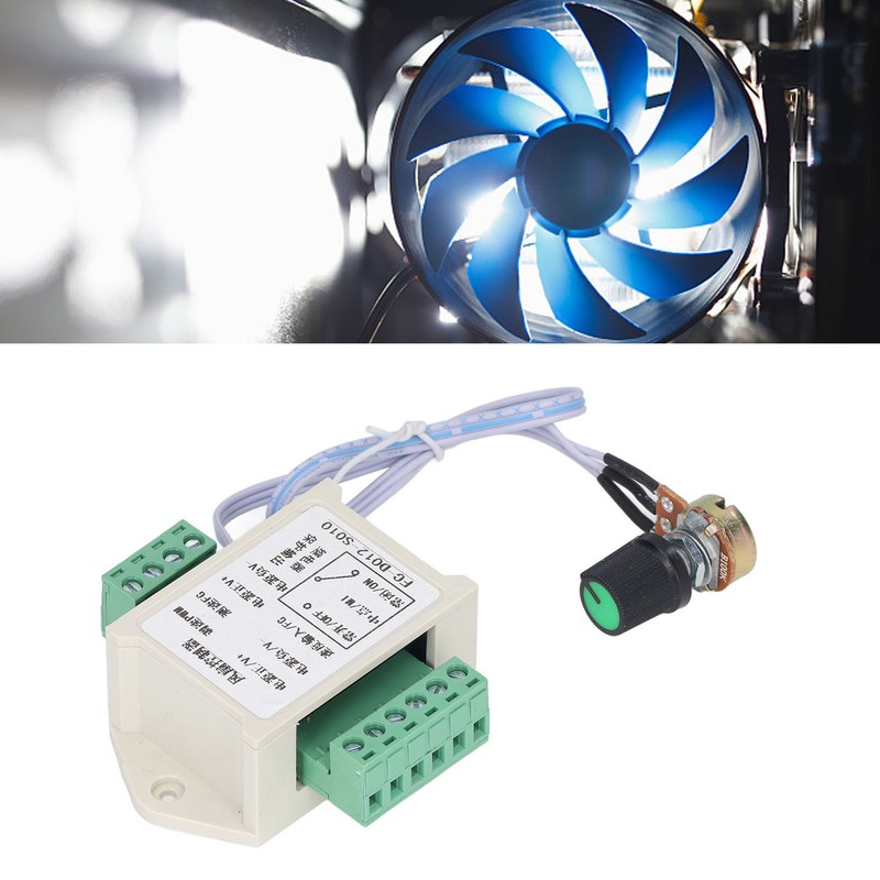 12V 4 Wire PWM Fan Controller Motor Stall Protection Detection