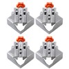 Cryfokt 4 Pcs Corner Clamp, Stainless Steel 90 Degree Right