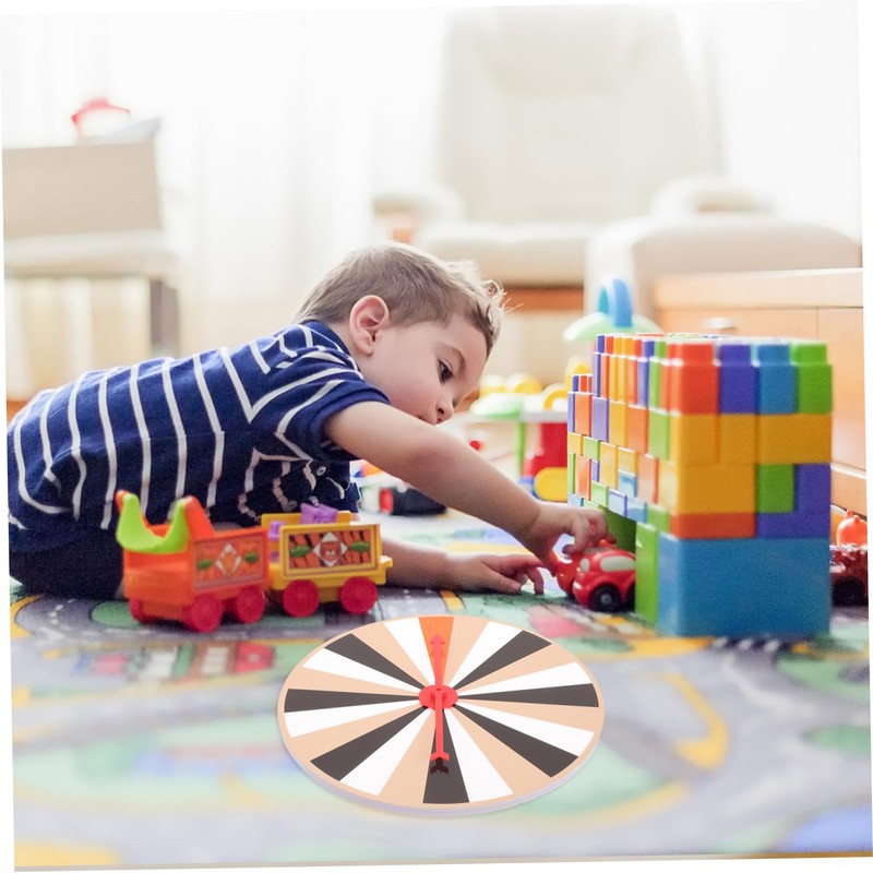 Kisangel DIY Rotatable Game Wheel Compact Prize Fortune Turntable for