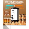 WantJoin Insulated Beverage Dispenser-75 Cup Hot&Cold water Urn for Catering-Stainless