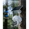 Hiseeu 4G LTE Cellular Security Camera Solar Powered, No WiFi