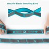Elastic Yoga Strap, Yoga Stretching Band, Stretch Band with 9