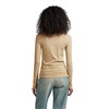 G-STAR RAW Women's Boat Slim Top, Beige (Postbag D22754-d266-1868)