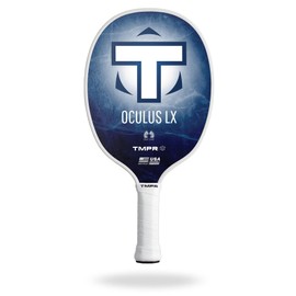 TMPR Sports Oculus LX - Pickleball Paddle, Indigo Ice/White Trim, Medium Weight (7.5-7.6 oz)