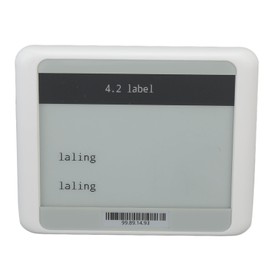 4.2in TFT Screen Electronic Shelf Label Bluetooth Connection Price Tag Card Portable ESLBlack White