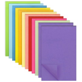 Colour Sticky Notes, 420 Sheets Self-Stick Note Pads, Stationary Self-Stick Note Pad for School Office Memo Student Gifts 100 x 150mm 12 Colors