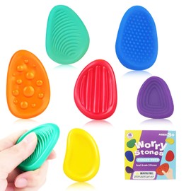 LUHOCIY Worry Stones for Children, Sensory Stone for Children, Sensory Stone for Adults, for All Ages for Autism, Stress Relief, Can Be Used as Children's Gifts